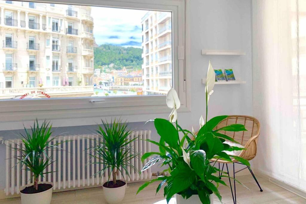 New Gorgeous Central Apartment - Beachfront - 3 Bd 圣塞瓦斯蒂安 外观 照片