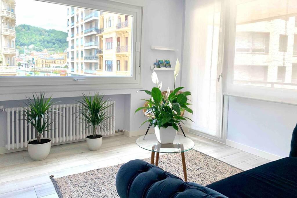 New Gorgeous Central Apartment - Beachfront - 3 Bd 圣塞瓦斯蒂安 外观 照片