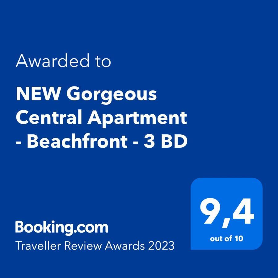 New Gorgeous Central Apartment - Beachfront - 3 Bd 圣塞瓦斯蒂安 外观 照片
